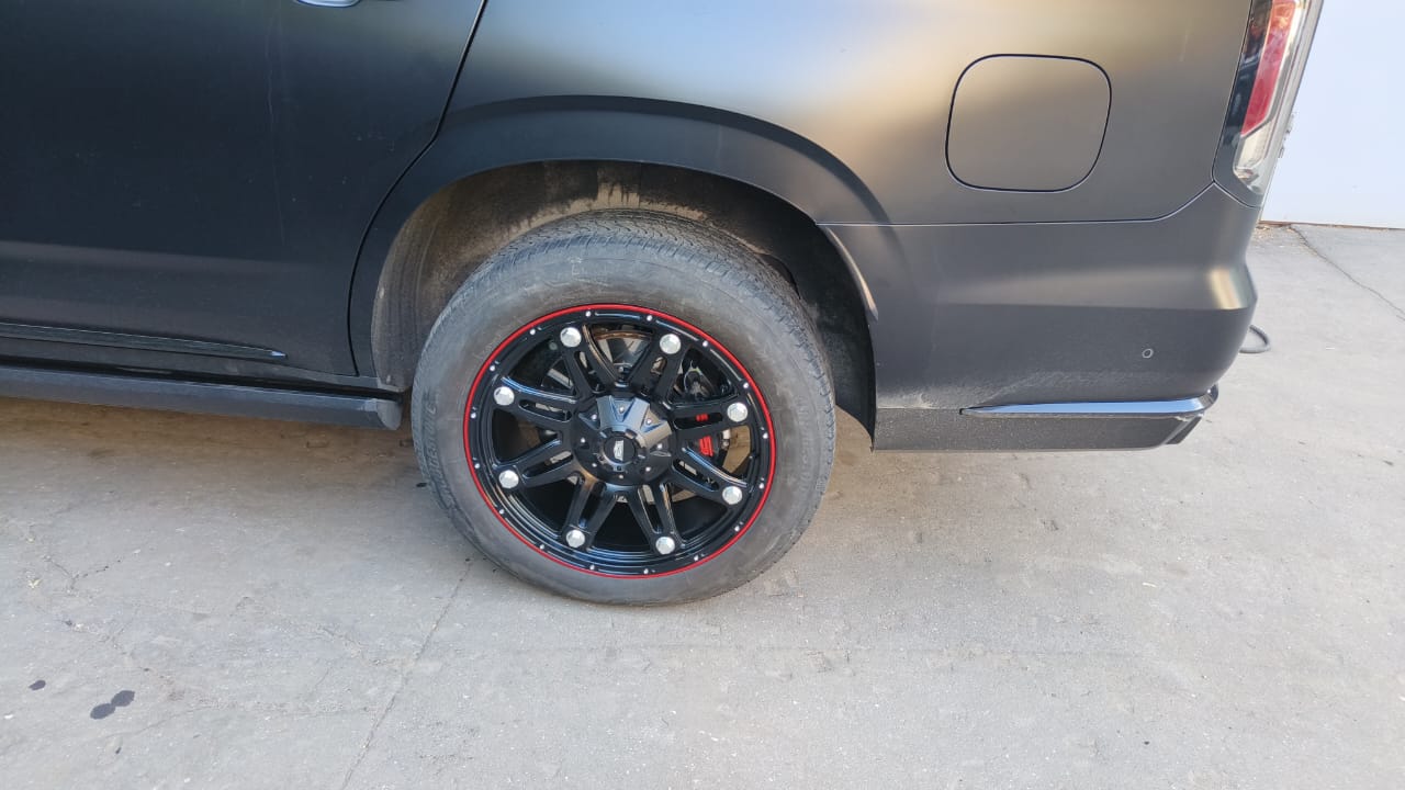 Cadillac Escalade на 22" кованых дисках нашего производства фото 3